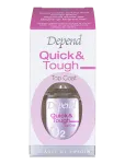 Depend Cosmetic - Quick & Tough Topcoat - Base & Top Coat - 11 ML