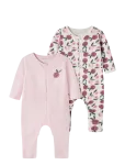 Name It - Nbfnightsuit 2P Zip Ff Peaches Noos - Pidžaama kombinesoonid - 80