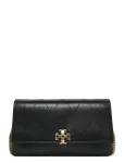 Tory Burch - Charlie Quilted Chain Wallet - Rahakotid - ONE SIZE