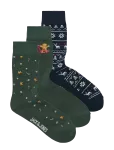 Jack & Jones - Jacxmas Gingerbread Socks 3 Pack - Tavalised sokid - ONE SIZE