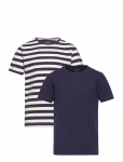 Minymo - Basic 32 -T-Shirt Ss (2-Pack) - L&uuml;hikeste varrukatega - 134