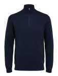 Selected - Slmberg Ls Half Zip Noos - Poolpika lukuga džemprid - XXL