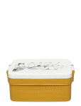 R&auml;tt Start - Moomin, Lunchbox, Yellow - Toidukarbid - ONE SIZE
