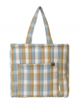 Fabelab - Qulited Tote Bag - Cottage Blue Checks - Kandekotid ja v&auml;ikesed kotid - 50X39CM
