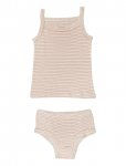 Copenhagen Colors - Strap Top And Underpants Striped - Aluspesukomplektid - 122