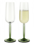 K&auml;hler - Hammersh&oslash;i Champagneglas 24 Cl Gr&oslash;n 2 Stk. - &Scaron;ampanjaklaasid - 24 CL