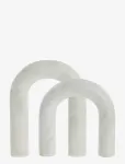 Lene Bjerre - Ellia Decoration - Portselankujud ja skulptuurid - 25.5X19.5X5CM;19.5X19X5.5CM