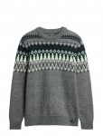 Superdry - Fairisle Knit Crew Jumper - &Uuml;mara kaelusega - XXL