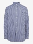 Polo Ralph Lauren - Custom Fit Striped Stretch Poplin Shirt - Vabaaja - XXL