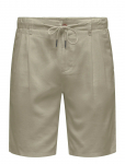 ONLY & SONS - Onsleo Linen Mix 0048 Shorts - Vabaaja - S