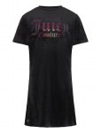 Juicy Couture - Luxe Diamante Fitted Ss Tee Dress - L&uuml;hikeste varrukatega vabaajakleidid - 176