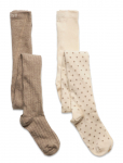 Minymo - Stockings W. Pattern (2-Pack) - Sukkp&uuml;ksid - 68\74