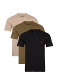 HUGO - T-Shirt Rn Triplet P - L&uuml;hikeste varrukatega - M