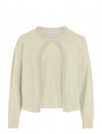 Vila - Vizafina L/S O-Neck Pearl Knit Cardigan - Kardiganid - XXL