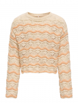 Kids Only - Kogdonna Ls O-Neck Stripe Structure Knt - Pulloverid - 158-164