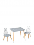 ROBA - Wooden Children's Play Table And Chair Set - Laste magamistoa komplektid - ONE SIZE