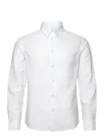 J. Lindeberg - Slim Ls Cotton Tencel Shirt - &Auml;ris&auml;rgid - XL