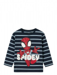 Name It - Nmmjosue Spider Nreg Ss Top Mar - Pikkade varrukatega T-s&auml;rgid - 92