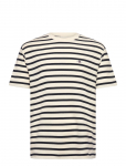 Gant - Waffle Stripe Ss T-Shirt - L&uuml;hikeste varrukatega - S