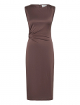 Malina - Marquis Ruched Cut Out Jersey Midi Dress - P&otilde;lveni ja midi - XL