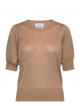 Minus - Msliva Puff Sleeve Metallic Knit Pullover - Džemprid - XS