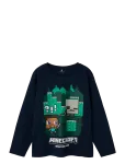 Name It - Nkmac Minecraft Ls Nreg Top Box Noos Bfu - Pikkade varrukatega T-s&auml;rgid - 116
