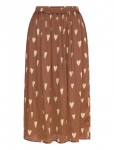 Stella Nova - Heart Printed Silk Skirt - P&otilde;lveni ja midiseelikud - 36
