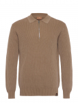 Mos Mosh Gallery - Mmgroyce Zip Polo Knit - Poolpika lukuga džemprid - XL
