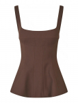 STINE GOYA - Double Sided Crepe, Elevated Structured Top - Varrukateta - L