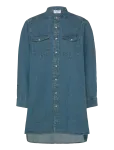 Filippa K - Western Denim Shirt Dress - S&auml;rkkleidid - 36