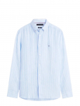 Tommy Hilfiger - Linen Bengal Stripe Rf Shirt - Linased s&auml;rgid - L