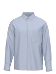 Calvin Klein - Ls Solid Linen Classic Shirt - Linased s&auml;rgid - M