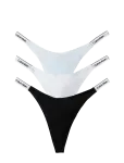 Calvin Klein - Dipped Thong 3Pk - Stringid - S