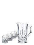 Aida - Harvey 5 Dele Glass&aelig;t 1 X Kande 1,0 L + 4 X Whiskyglas - Veekarahvid ja kannud - ONE SIZE