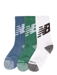 New Balance - Youth Lifestyle Graphic Crew 3 Pack - Sokid - S