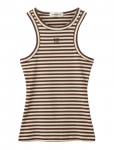 Sofie Schnoor - Becasw Striped Rib Tank Top - Varrukateta - XL