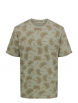 ONLY & SONS - Onsmaldini Aop Reg. Ss Aop Tee - L&uuml;hikeste varrukatega - S
