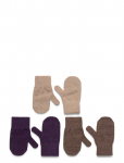 Mikk-line - Magic Mittens 3 Pack W. Lurex - Labakindad - 2-4Y