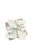 Done By Deer - Burp Cloth 2-Pack Lalee Sand - Musliinlapid - 65X 65CM