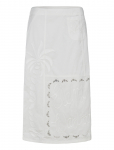 Stella Nova - Elements Embroidered Cotton Skirt - P&otilde;lveni ja midiseelikud - 42