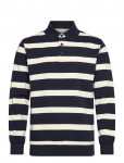 Lindbergh - Striped Polo Sweatshirt L/S - Pikkade varrukatega - M