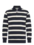 Lindbergh - Striped Polo Sweatshirt L/S - Pikkade varrukatega - M