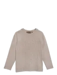Hanevild - Thin Merino Wool Pointelle Sweater - Pulloverid - 122/128