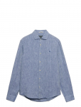 Superdry - Riviera L/S Linen Shirt - Linased s&auml;rgid - XXXL
