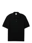Calvin Klein - Ss Textured Cotton Polo Sweater - L&uuml;hikeste varrukatega kootud polos&auml;rgid - M
