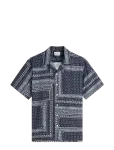 Tommy Hilfiger - Cotton Tencel Bandana S/S Shirt - L&uuml;hikeste varrukatega s&auml;rgid - XL