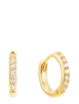 By Jolima - Verona Crystal Small Hoop - R&otilde;ngad - ONE SIZE 1 cm
