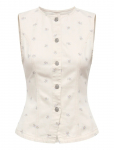 ONLY - Onlnaomi Aop Waistcoat Otw - Teksavestid - L