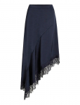 Vila - Vilea High Low Lace Skirt - Satiinist seelikud - 40