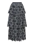 By Ti Mo - Broderie Anglaise Skirt - Maksiseelikud - S